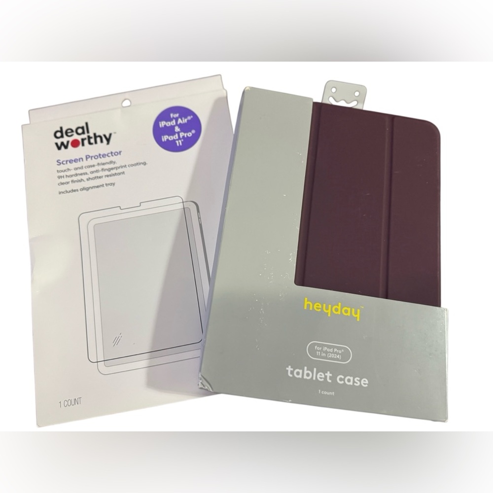 Heyday iPad Pro 11 Puffy Case & Screen Protector New in boxes